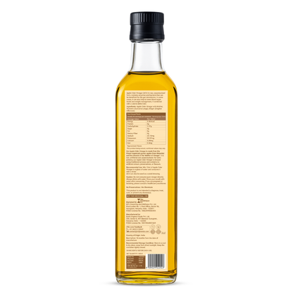 Apple Cider Vinegar with Mother | Organically Grown Apples | Raw, Unpasteurized & Unfiltered | 500ml