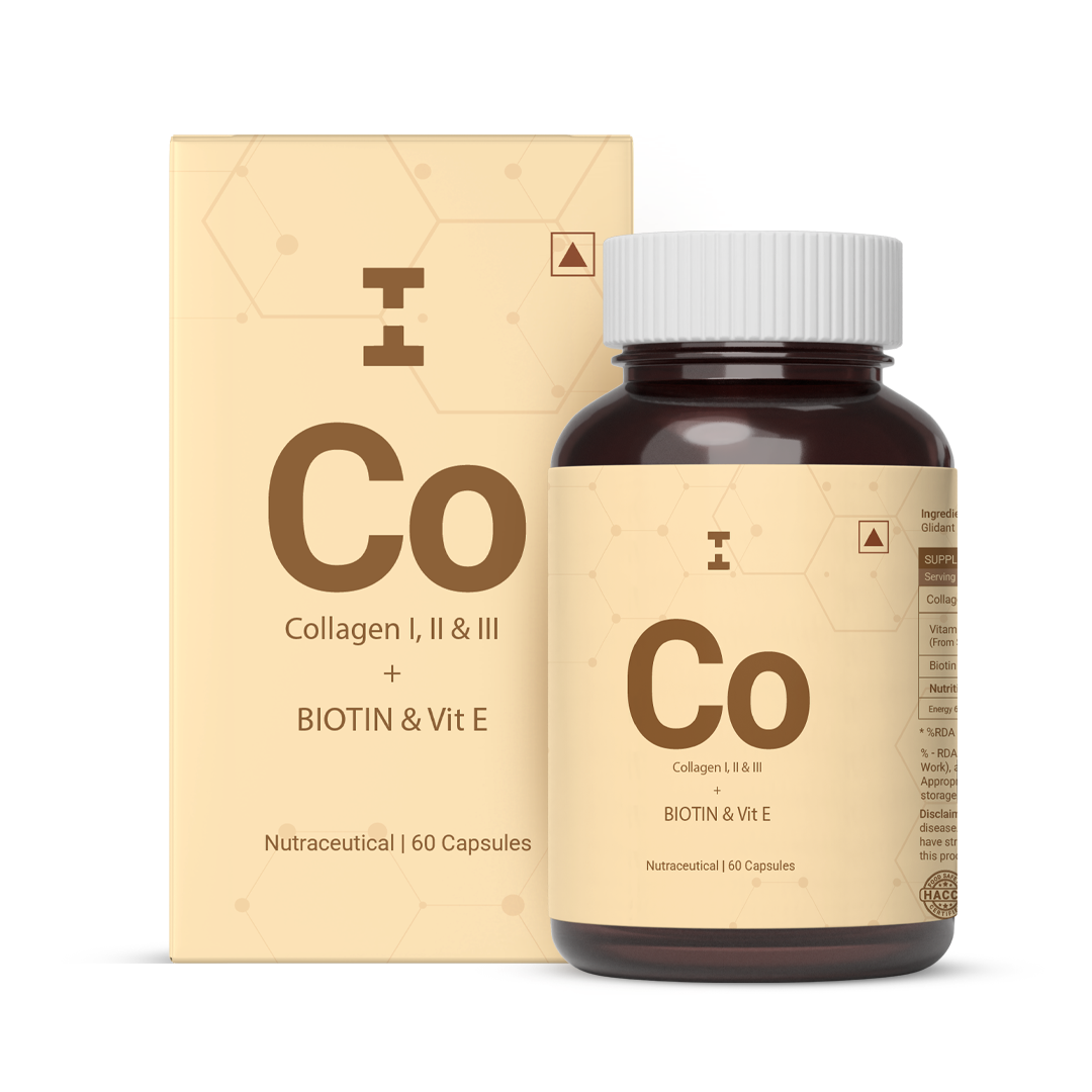 Collagen Type I, II, and III | Biotin + Vitamin E