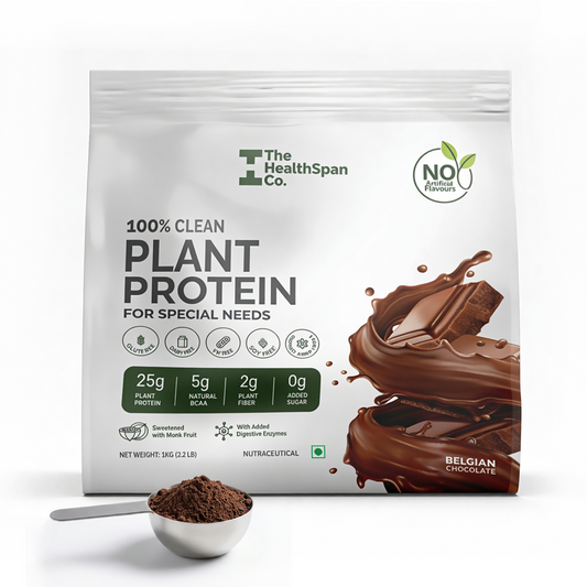 100% Clean Plant Protein -1Kg | For Special Needs | Belgian Chocolate