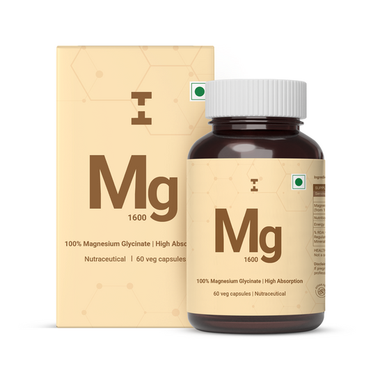100% Magnesium Glycinate For High Absorption | Get Restful Sleep, Relief From Cramps & Improved Nerve Health
